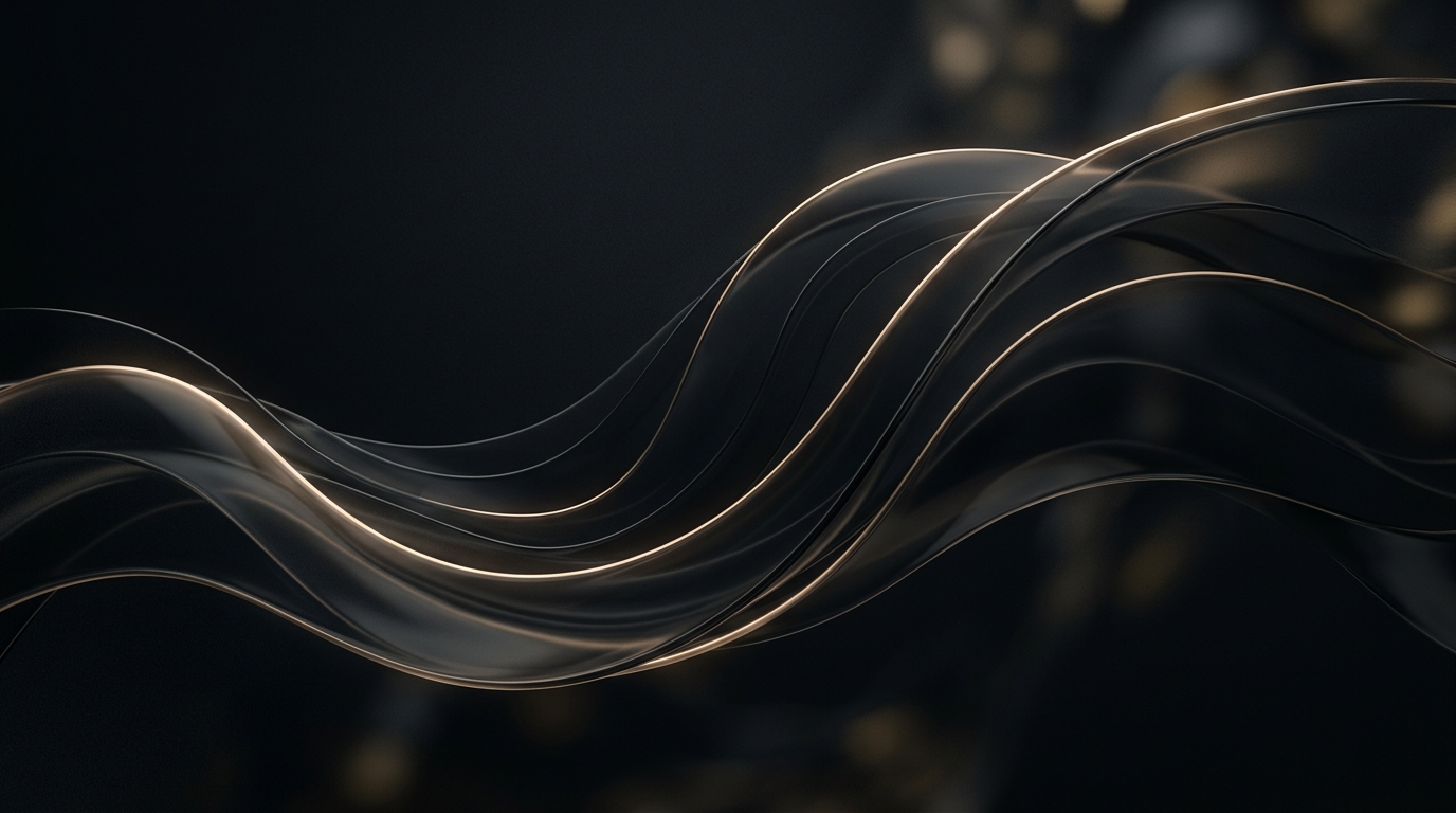 Dark Abstract Korean Glass Skin Layers Pattern